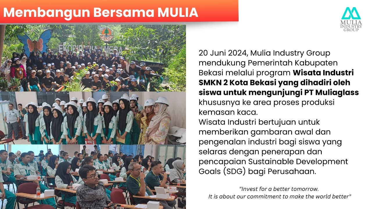 Membangun Bersama MULIA: Wisata Industri SMKN 2 Kota Bekasi